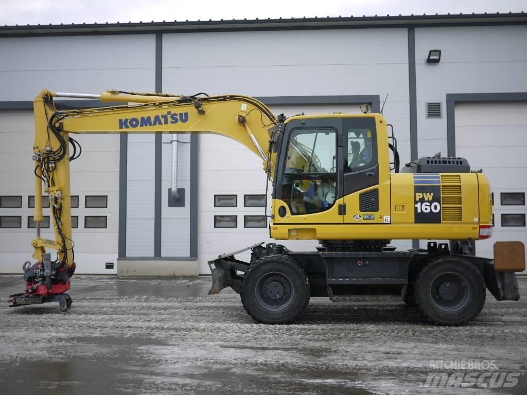 Komatsu PW 160-8 حفارات بعجل