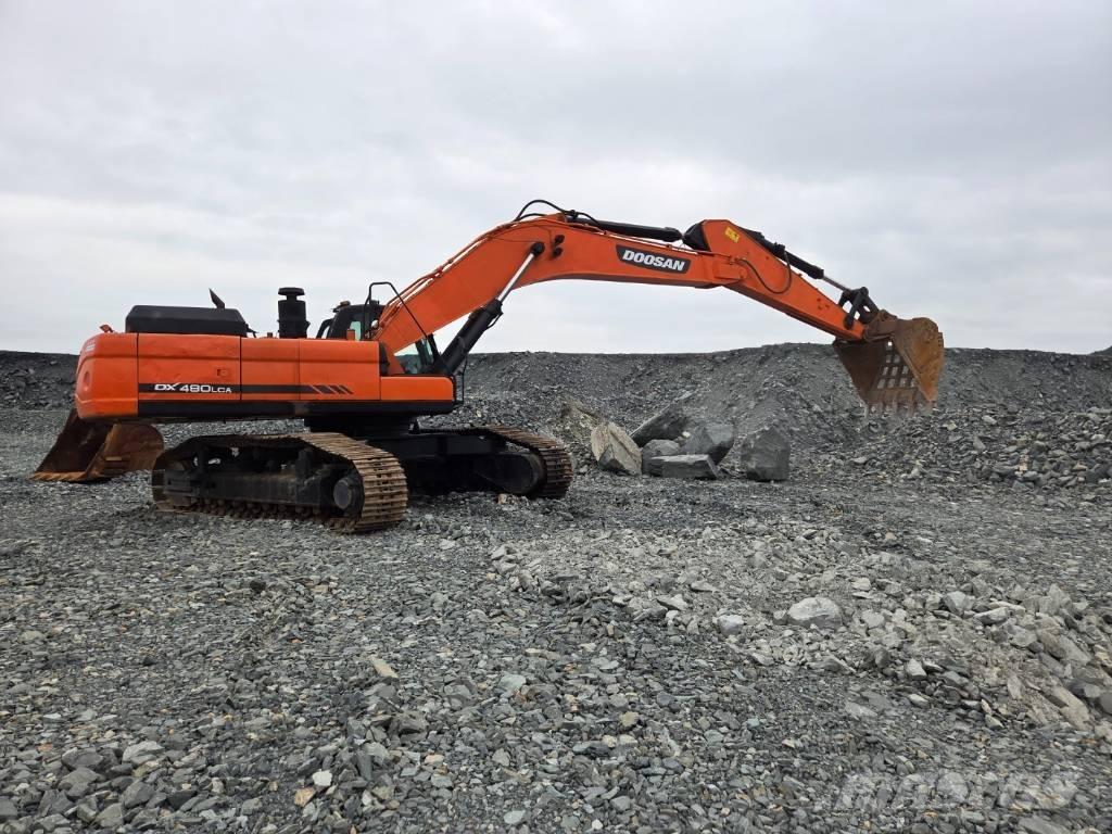 Doosan DX 480 LCA حفارات زحافة