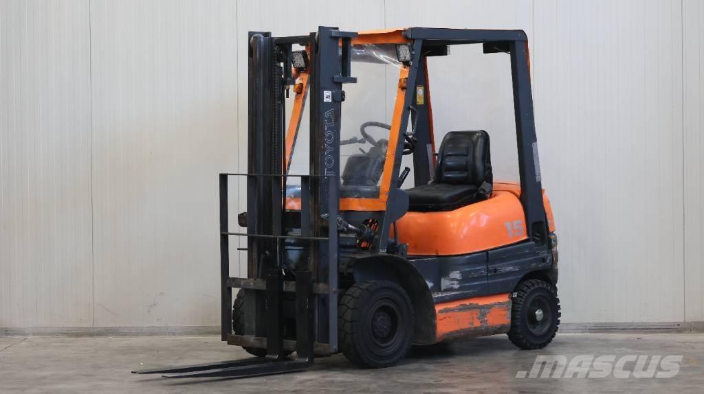 Toyota 6FDL15 شاحنات الديزل