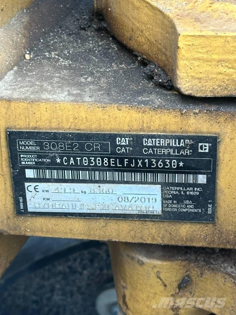 CAT 308 E 2 CR حفارات وسط 7 طن - 12 طن