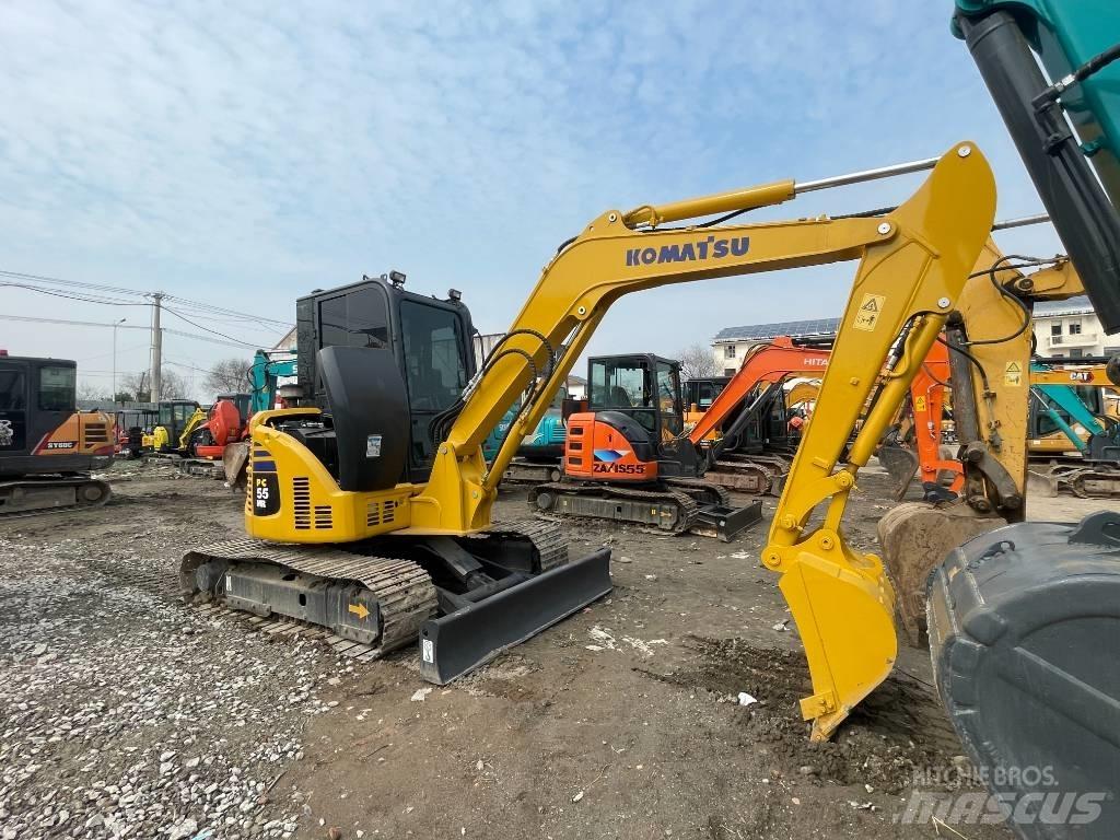 Komatsu PC 55 حفارات صغيرة أقل من 7 طن (حفارات صغيرة)