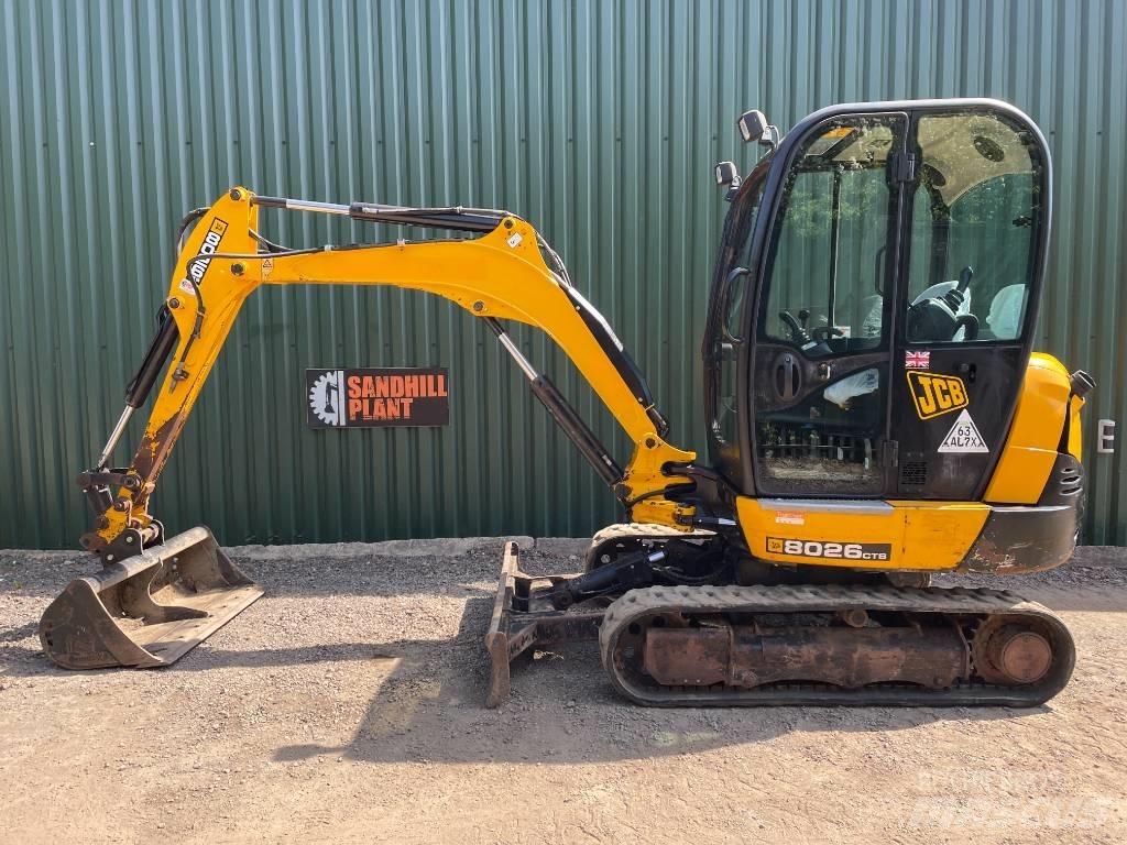 JCB 8026 CTS حفارات صغيرة أقل من 7 طن (حفارات صغيرة)