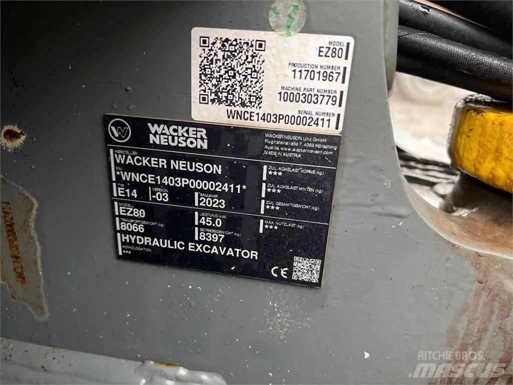 Wacker Neuson EZ80 حفارات زحافة