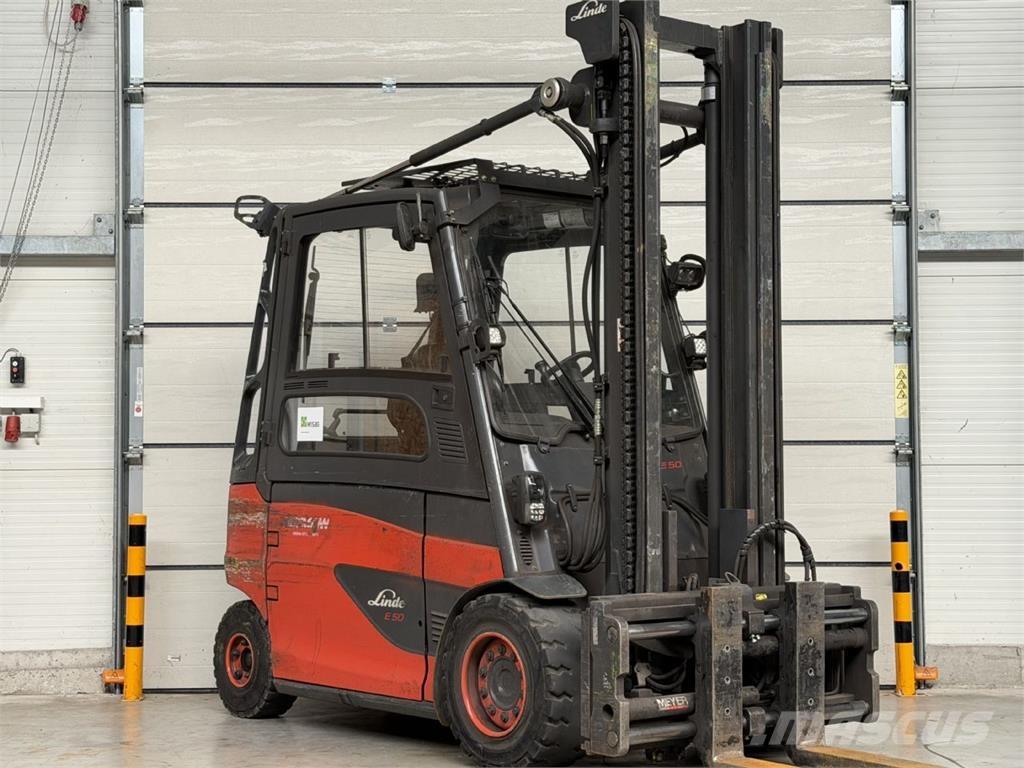 Linde E50HL-01 شاحنات ذات رافعات شوكية تعمل بالكهرباء