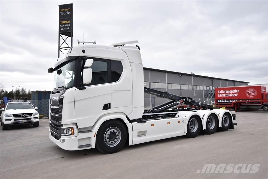 Scania R590 8X4 شاحنات الرافعات الخطافية