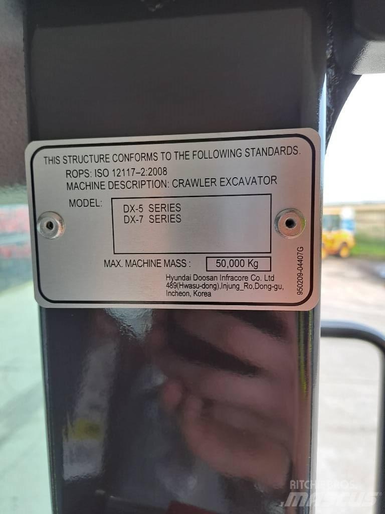 Develon DX360LC-7M حفارات زحافة