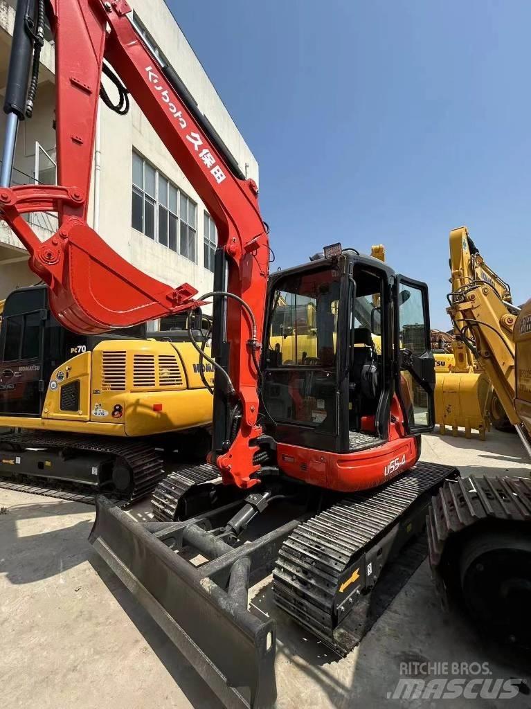 Kubota U 55-4 حفارات صغيرة أقل من 7 طن (حفارات صغيرة)