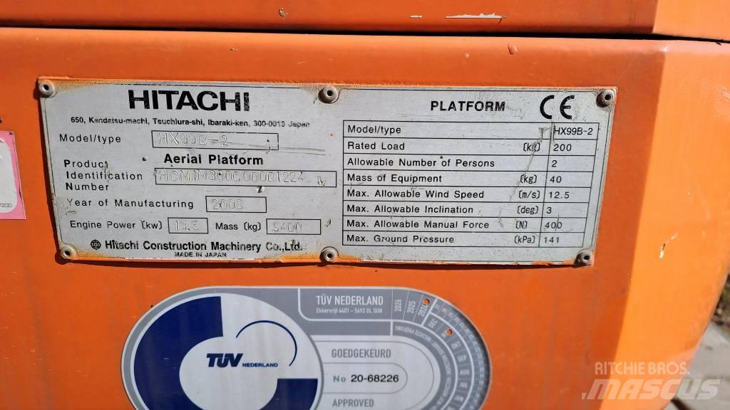 Hitachi HX99B رافعات سلة تلسكوبية