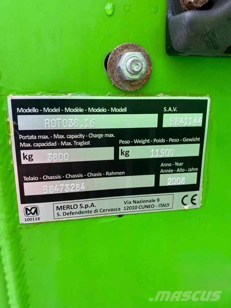 Merlo Roto 38.16 مناولات متداخلة