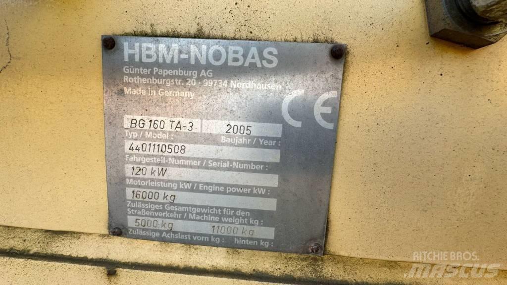 HBM-Nobas GB160TA-3 معدات تمهيد الطرق
