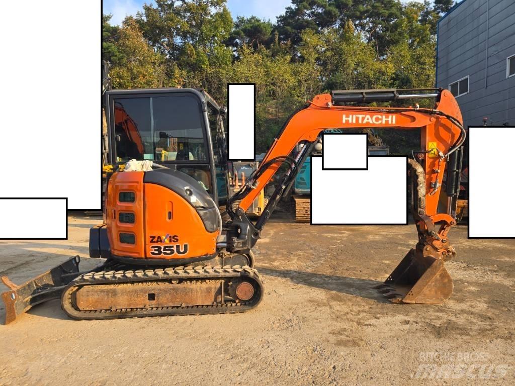 HITCHI ZX35U حفارات صغيرة أقل من 7 طن (حفارات صغيرة)