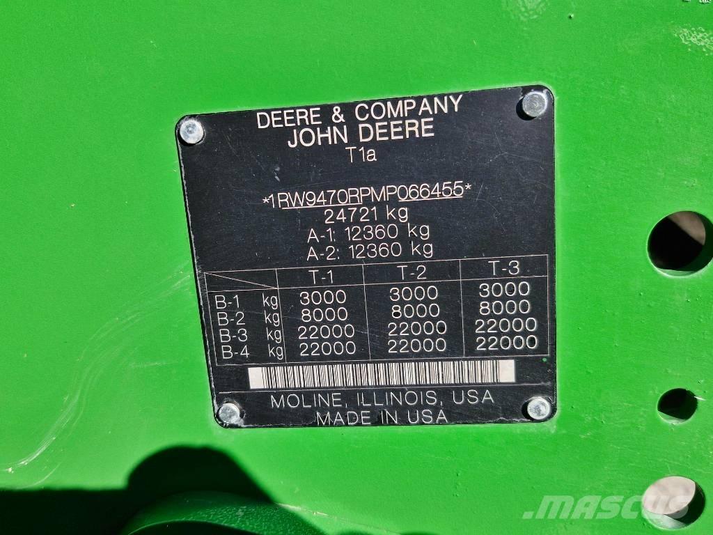 John Deere 9470 R الجرارات