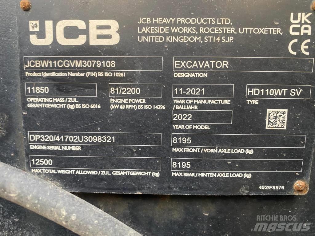 JCB 110 W حفارات بعجل