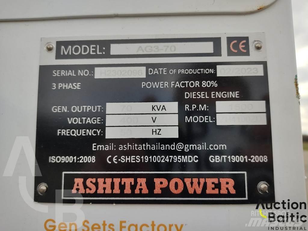 Ashita AG3-70 مولدات ديزل