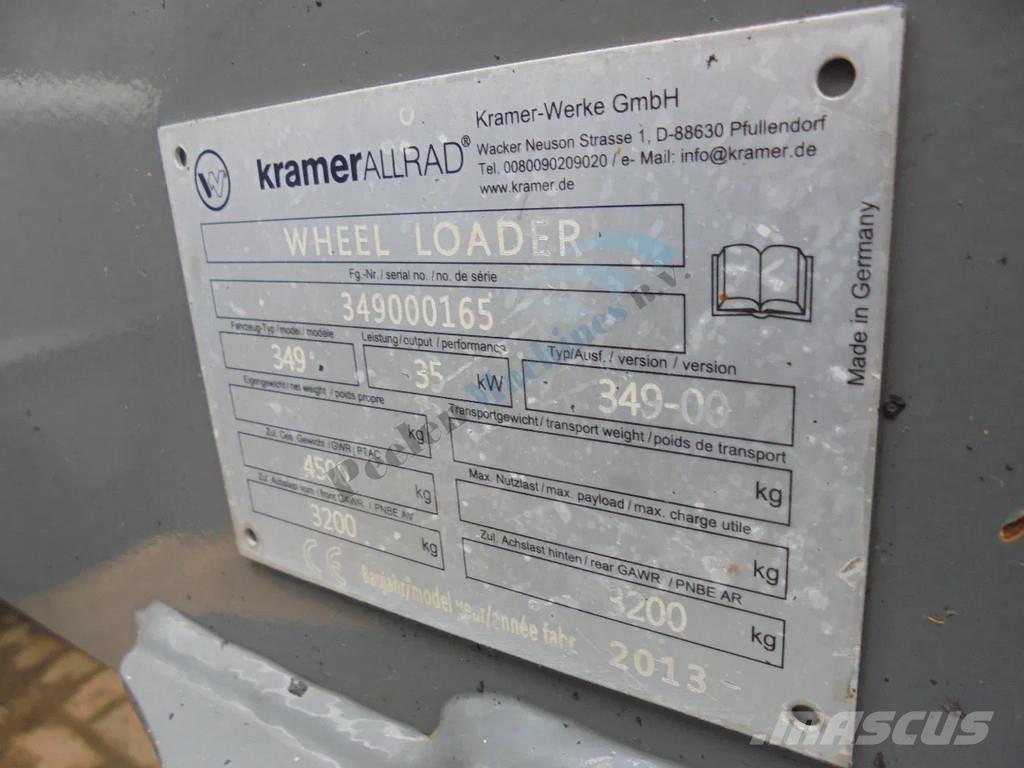 Kramer 550/349 لوادر بعجل