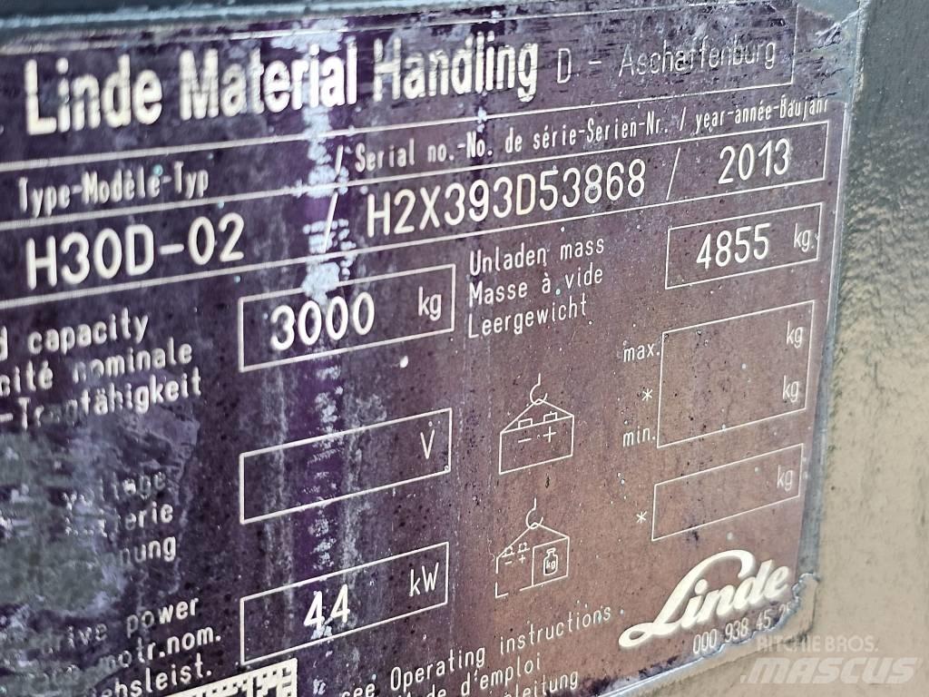 Linde H30D-02 شاحنات الديزل