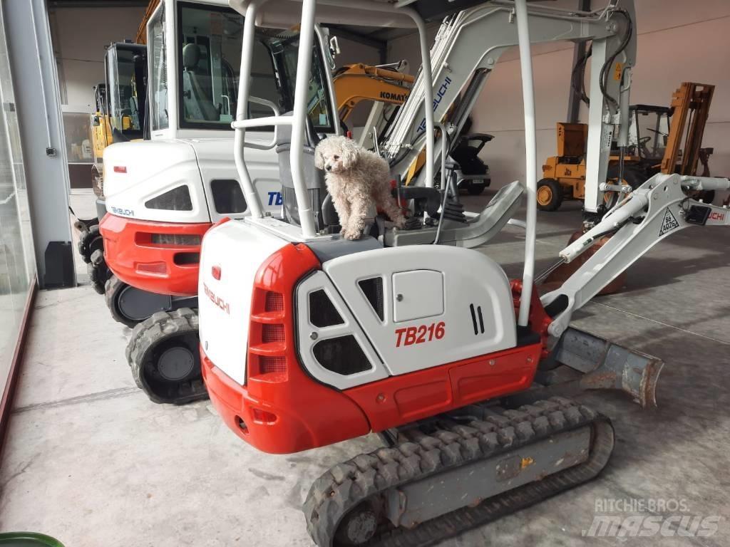 Takeuchi TB216 حفارات صغيرة أقل من 7 طن (حفارات صغيرة)