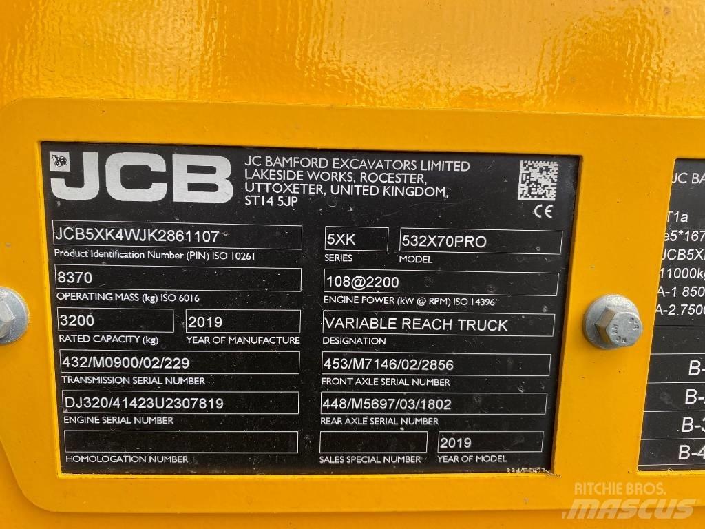 JCB 532-70 AGRI PRO معدات مناولة لأغراض الزراعة
