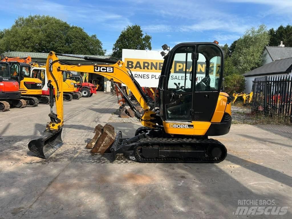 JCB 8026 CTS حفارات صغيرة أقل من 7 طن (حفارات صغيرة)