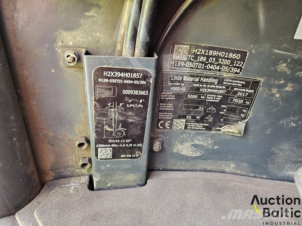 Linde H50D-02 شاحنات الديزل