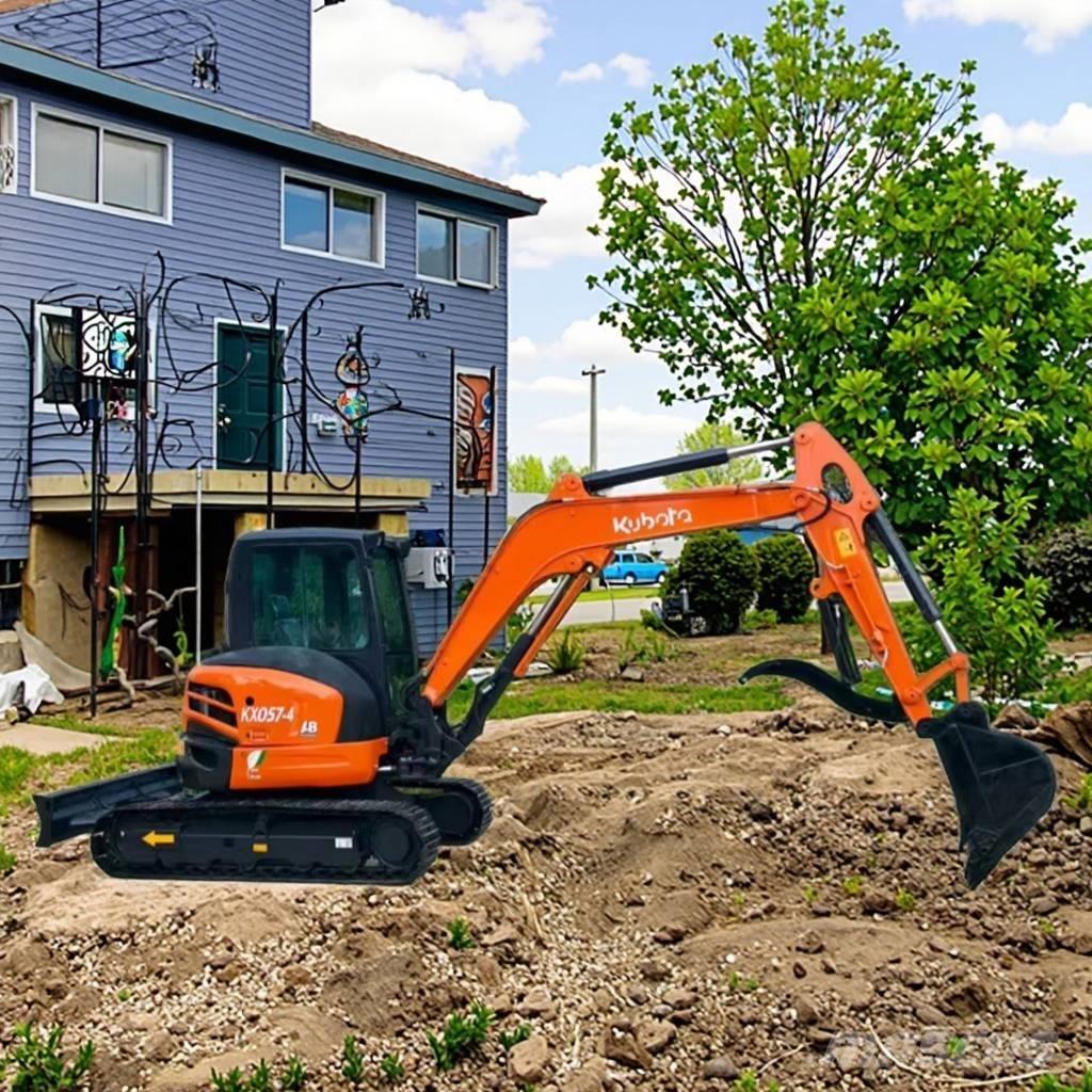 Kubota KX057-4 حفارات صغيرة أقل من 7 طن (حفارات صغيرة)