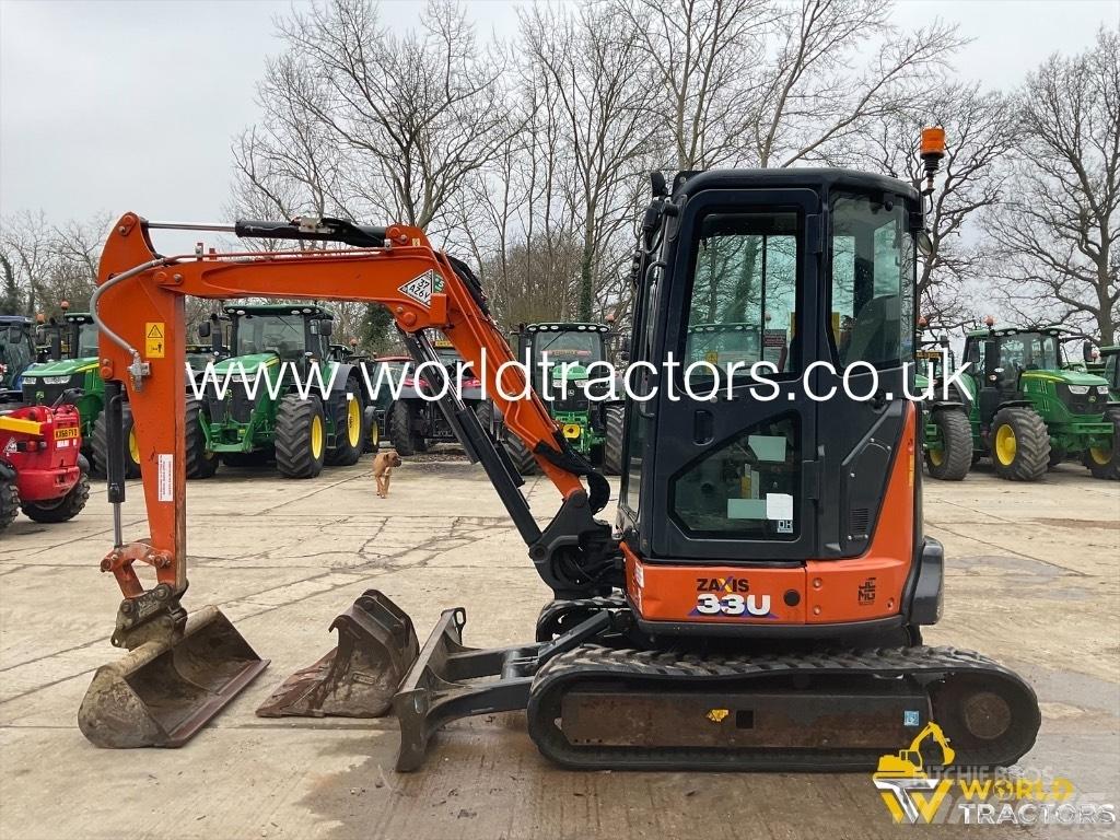 Hitachi ZX 33 U حفارات صغيرة أقل من 7 طن (حفارات صغيرة)