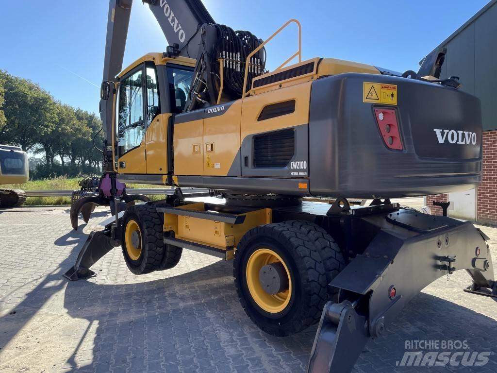 Volvo EW 210 MH مناولات المخلفات / مناولات صناعية