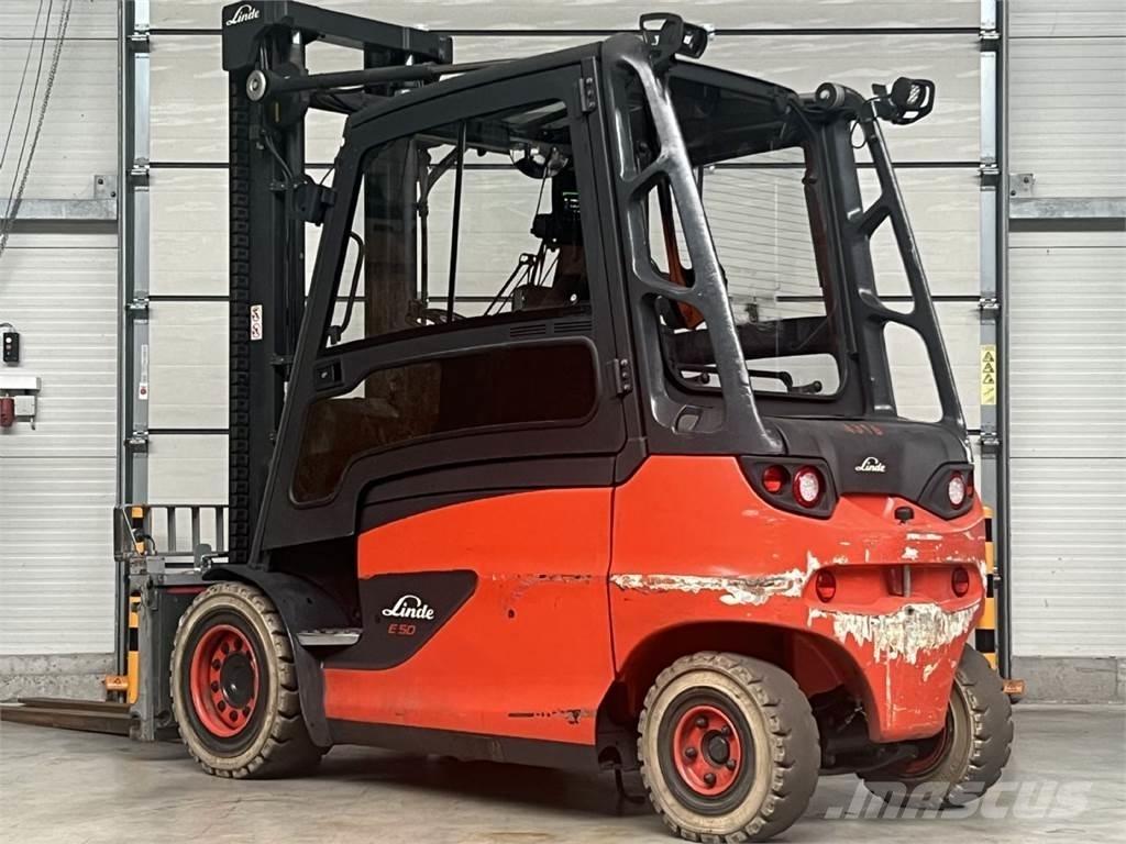 Linde E50HL-01 / 600 شاحنات ذات رافعات شوكية تعمل بالكهرباء