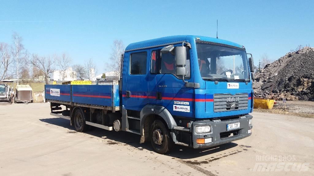 MAN TGL8.180 شاحنات مسطحة/مفصلية الجوانب