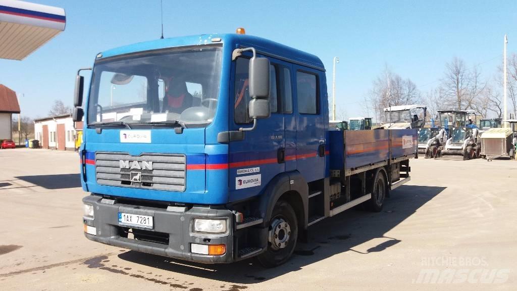 MAN TGL8.180 شاحنات مسطحة/مفصلية الجوانب
