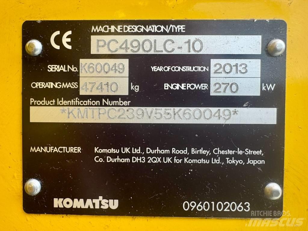 Komatsu PC 490 LC-10 حفارات زحافة