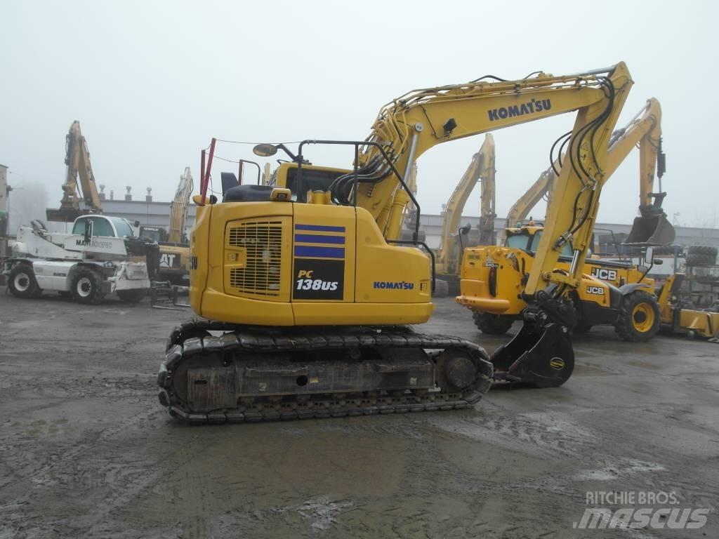 Komatsu PC138US-11 حفارات زحافة