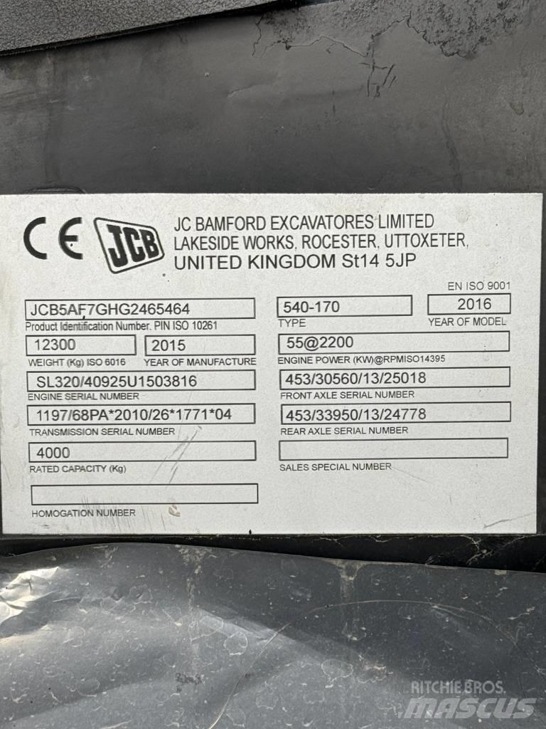 JCB 540-170 مناولات متداخلة