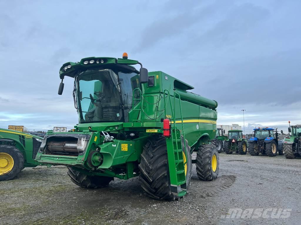 John Deere S 670 حصادات
