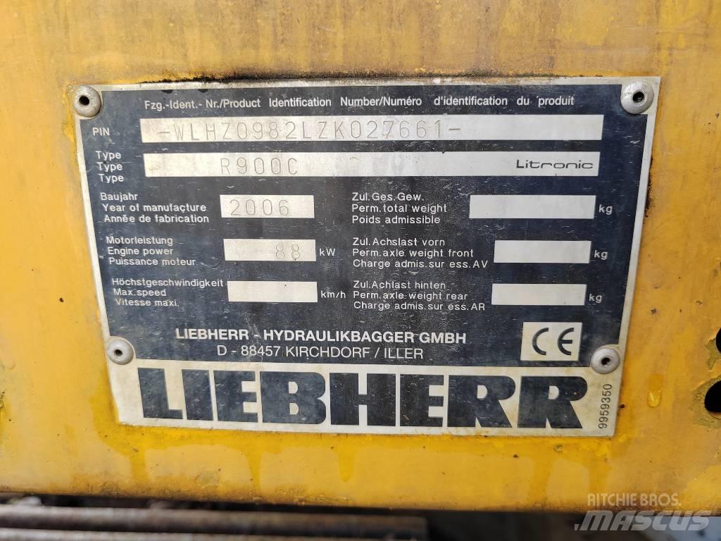 Liebherr R 900 C حفارات زحافة