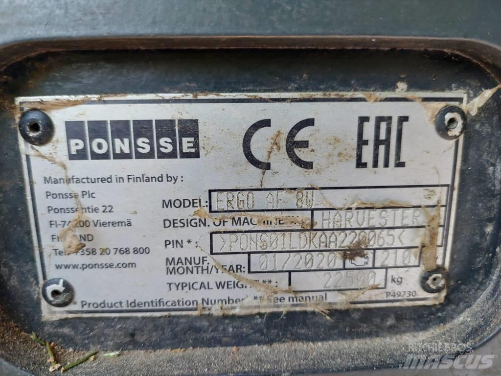 Ponsse Ergo AF 8W حصادات