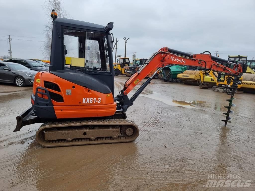 Kubota KX 61-3 حفارات صغيرة أقل من 7 طن (حفارات صغيرة)