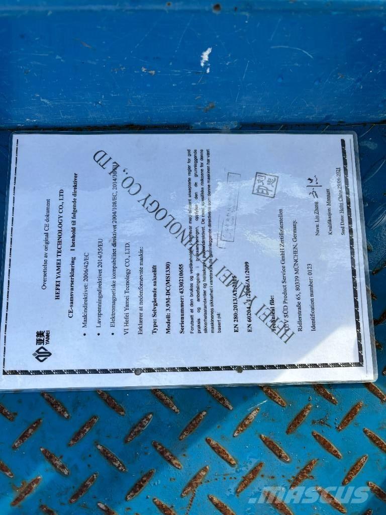 Yamei MS1330 رافعات مقصية الشكل