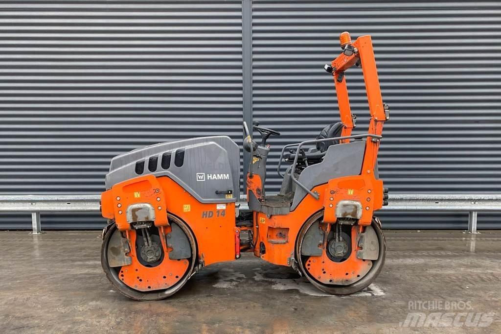 Hamm HD 14 VV مداحل ثنائية الاسطوانة