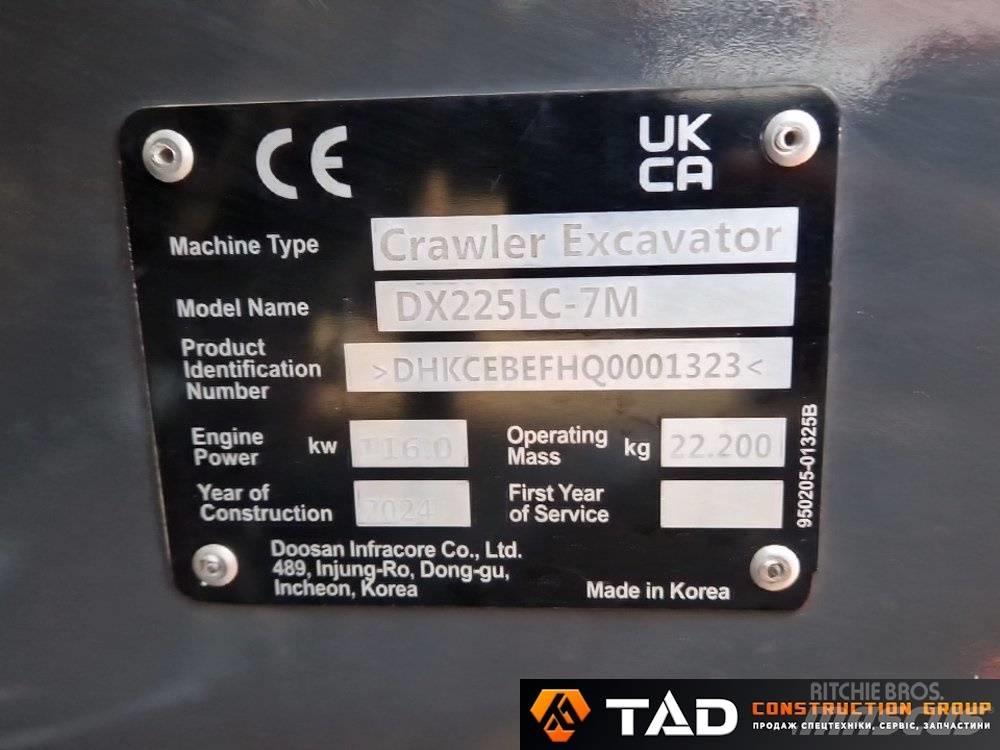 Develon DX 225 LC-7M حفارات زحافة