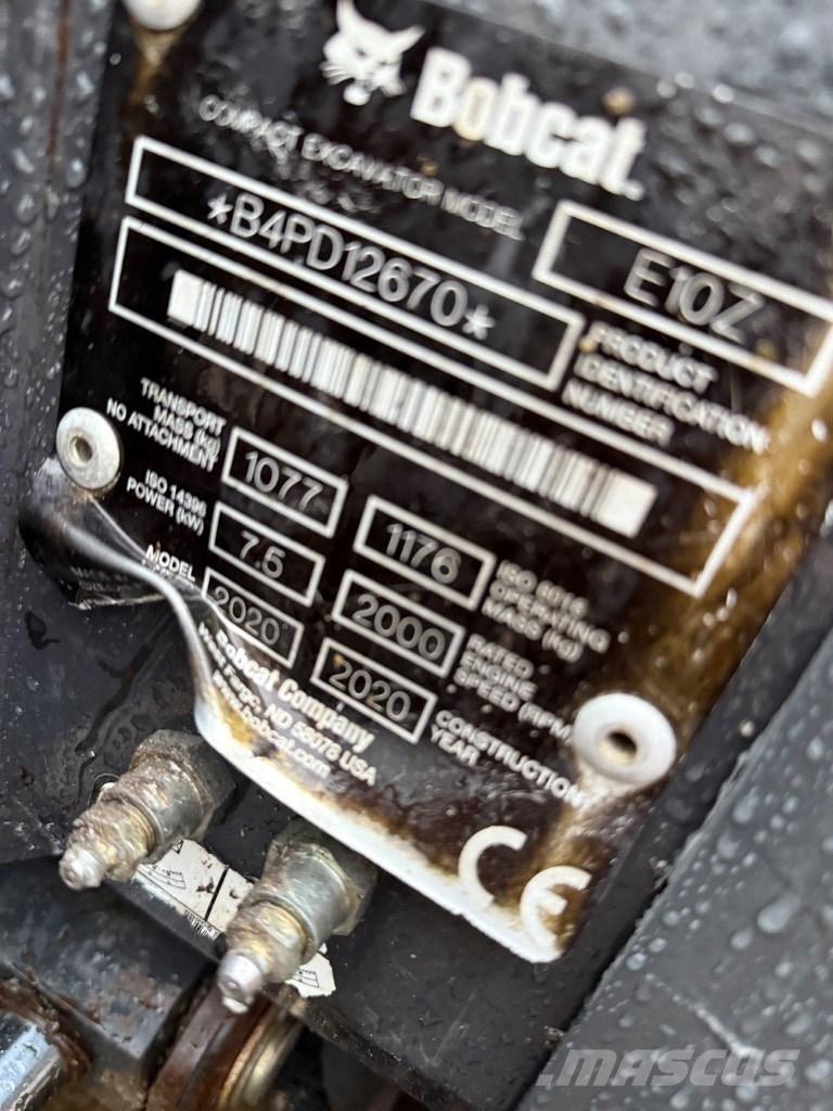 Bobcat E 10z حفارات صغيرة أقل من 7 طن (حفارات صغيرة)