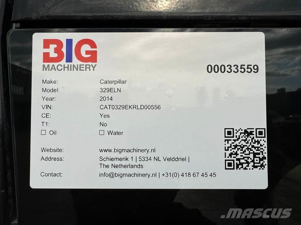 CAT 329ELN حفارات زحافة