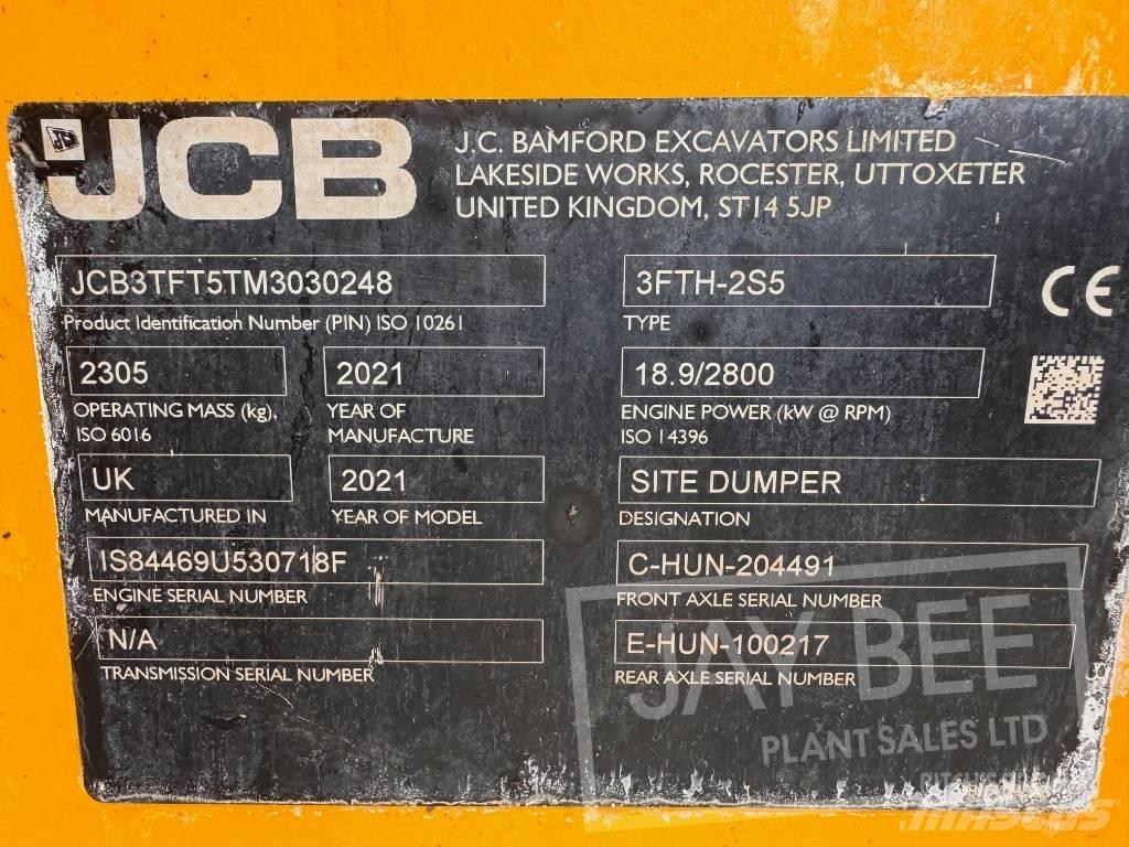 JCB 3 TFT عربات نقل قلابة للمواقع