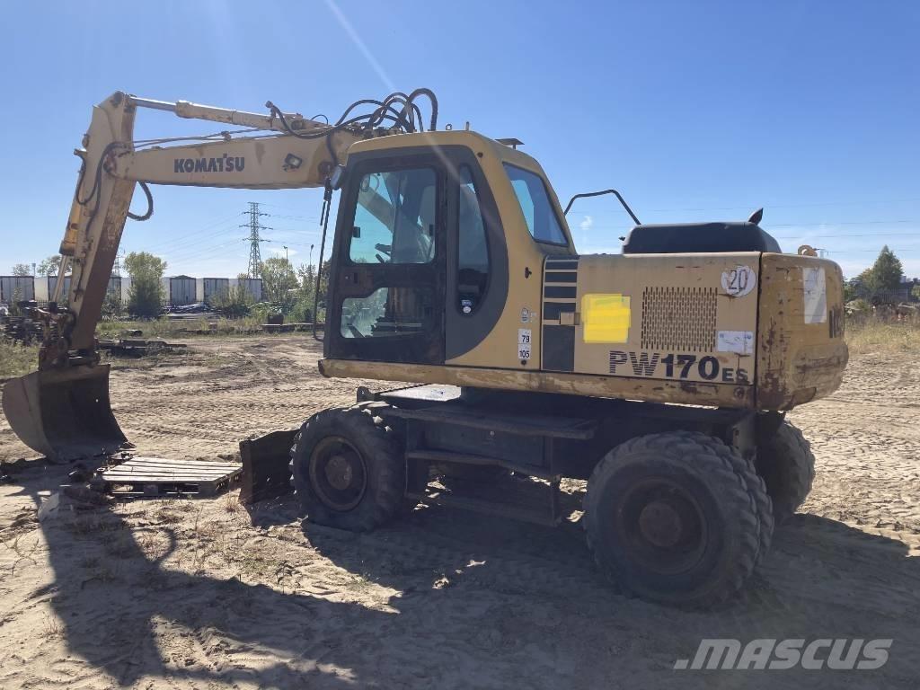 Komatsu PW 170-6 حفارات بعجل