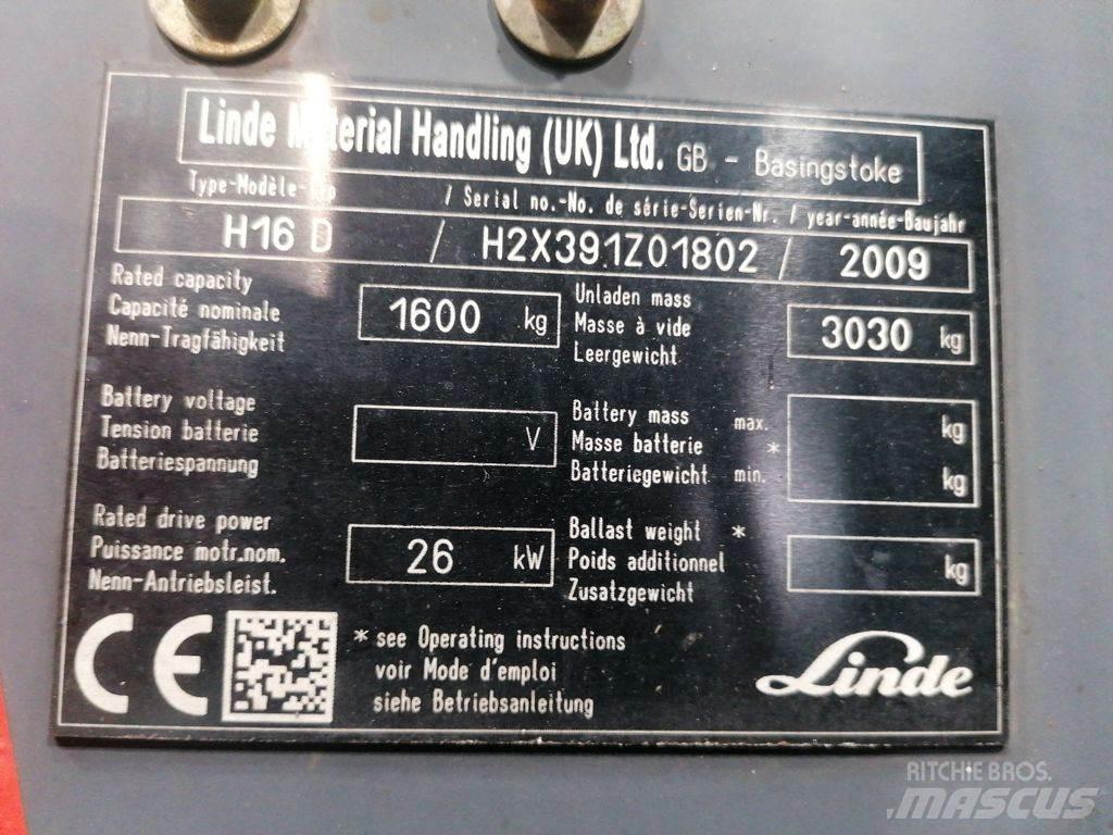 Linde H16D شاحنات الديزل