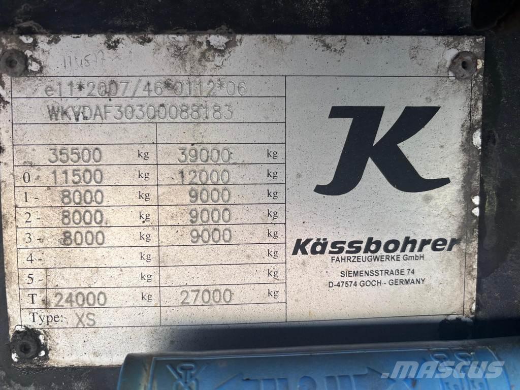 Kässbohrer Maxima نصف مقطورات بباب جانبي