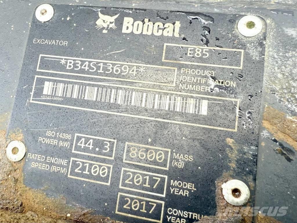 Bobcat E 85 حفارات وسط 7 طن - 12 طن