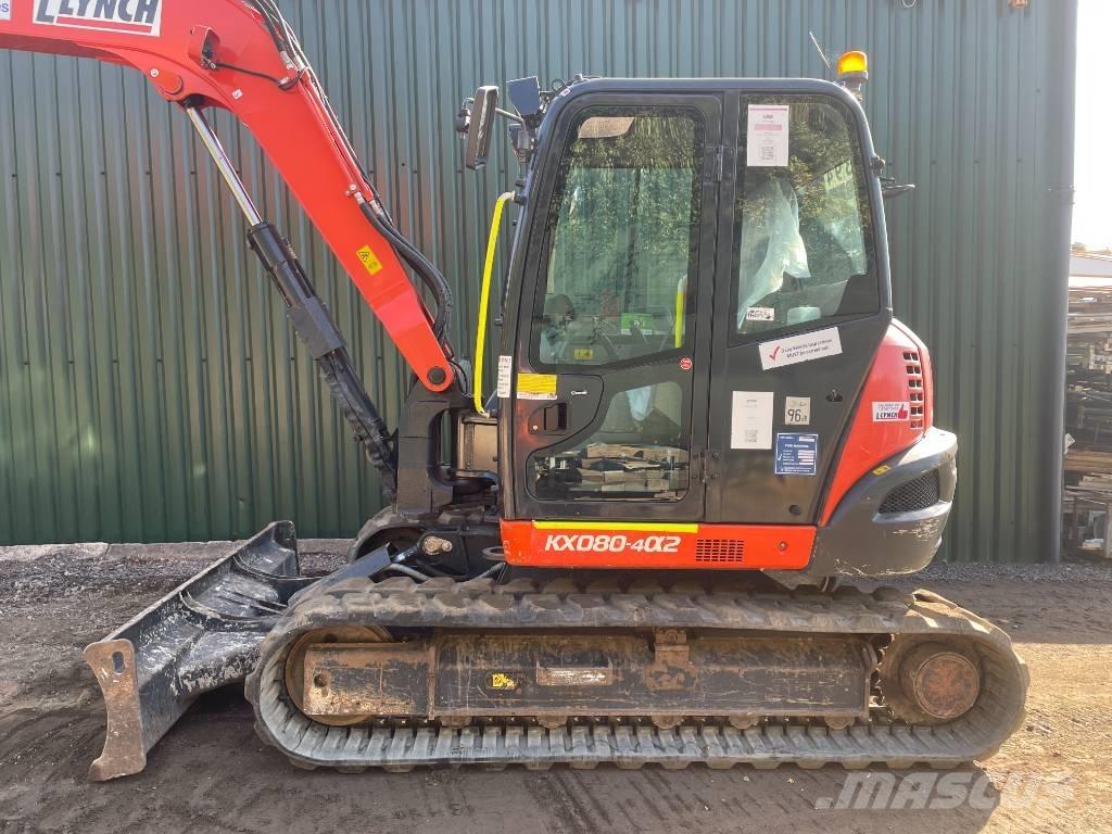 Kubota KX 080-4a2 حفارات وسط 7 طن - 12 طن