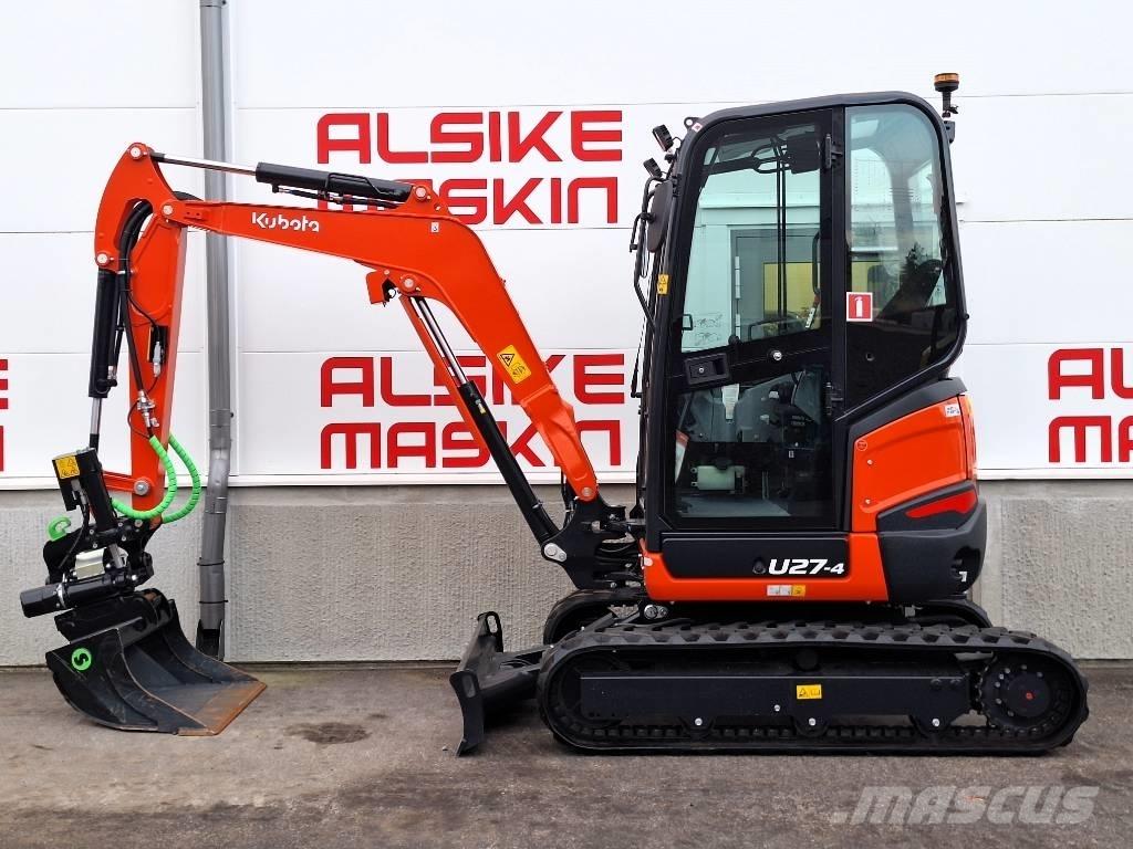 Kubota U 27-4 حفارات صغيرة أقل من 7 طن (حفارات صغيرة)