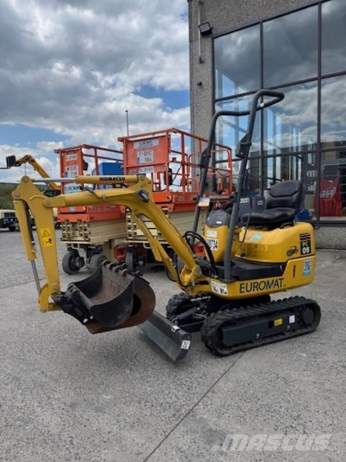 Komatsu PC 09-1 حفارات صغيرة أقل من 7 طن (حفارات صغيرة)